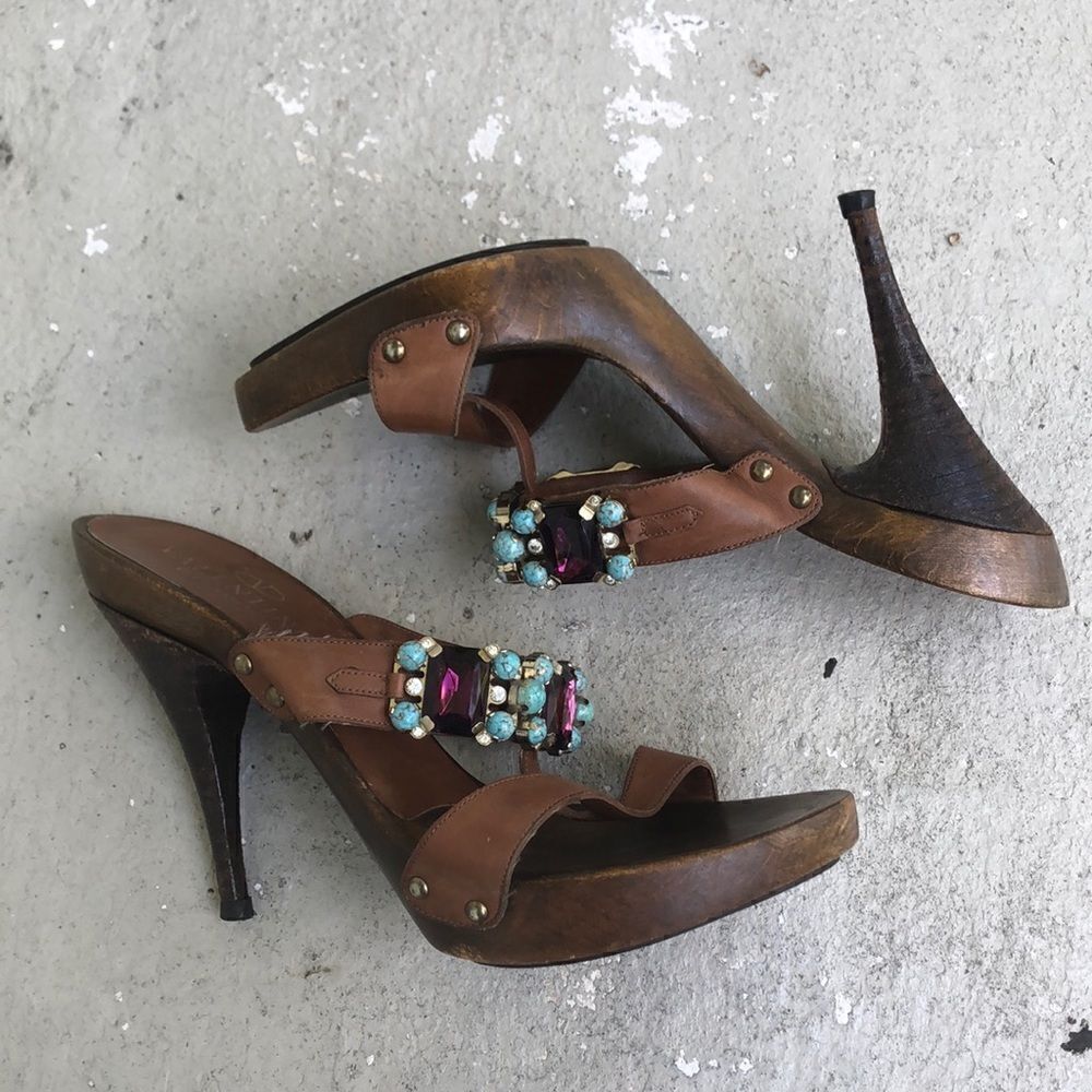 Valentino  Rhinestone Platforms